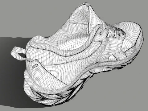 ASICS Shoe 3D Model
