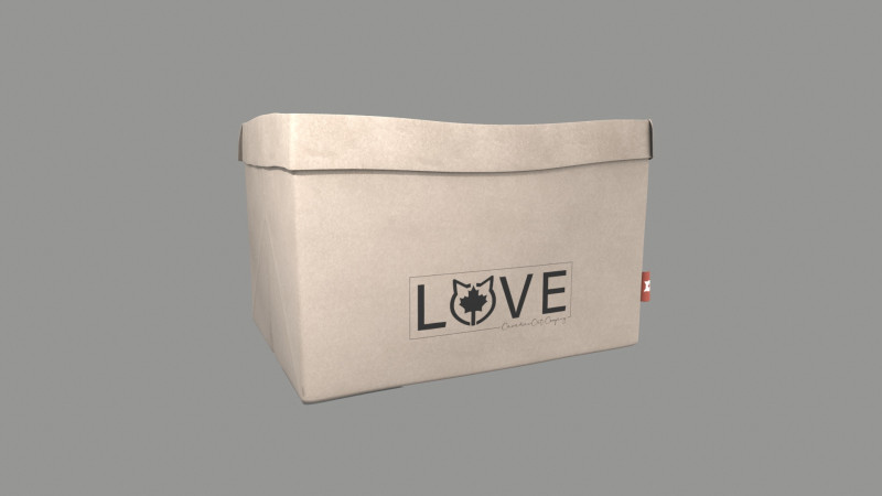 猫ベッド 3Dモデル .c4d .max .obj .3ds .fbx .stl .blend 