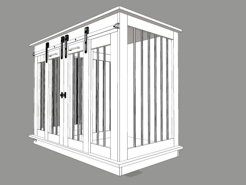 Dog Kennel 3D Model
