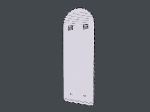 Cermin Dinding Model 3D