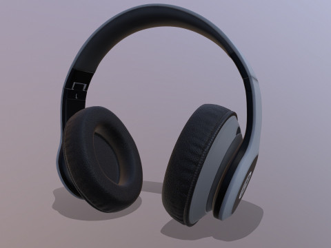 Wireless Headphones 3D Model