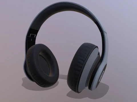 Auriculares inal&aacute;mbricos Modelo 3D