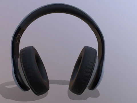 Auriculares inal&aacute;mbricos Modelo 3D