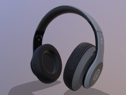 Wireless Headphones 3D Model