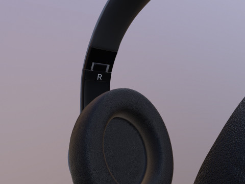 Wireless Headphones 3D Model