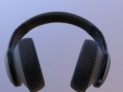 Wireless Headphones 3D Model
