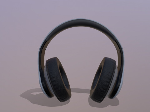 Wireless Headphones 3D Model