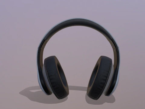 Auriculares inal&aacute;mbricos Modelo 3D