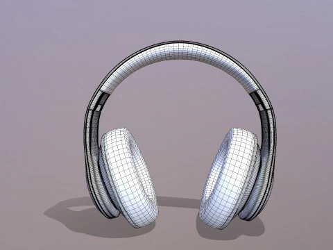 Auriculares inal&aacute;mbricos Modelo 3D