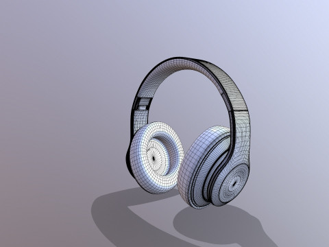 Wireless Headphones 3D Model