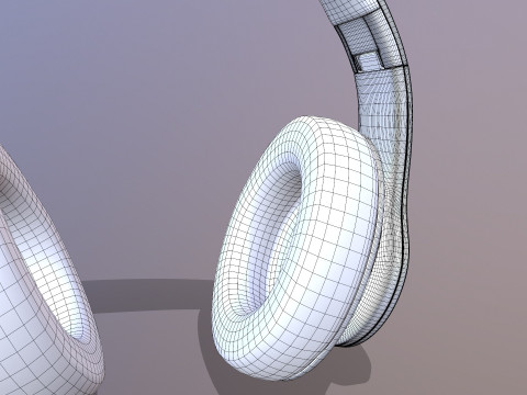 Wireless Headphones 3D Model