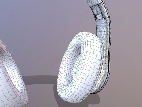 Auriculares inal&aacute;mbricos Modelo 3D