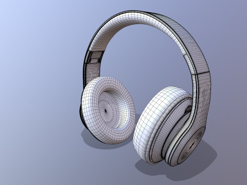 Wireless Headphones 3D Model