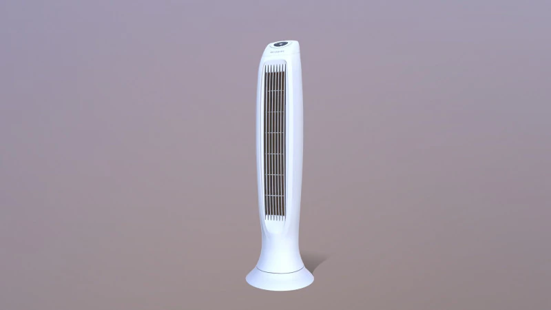 Wentylator wieżowy Model 3D .c4d .max .obj .3ds .fbx .stl .blend 