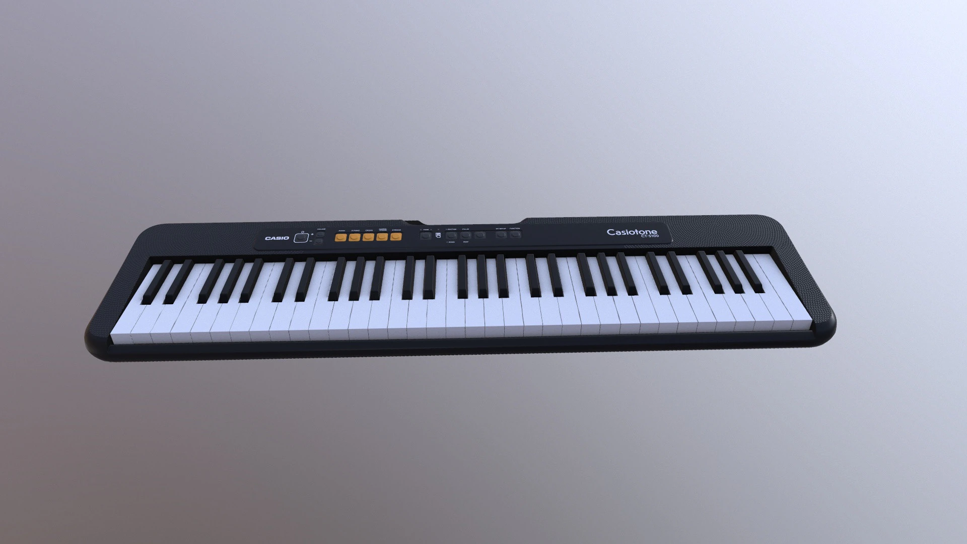 Casio Casiotone 3D Model .c4d .max .obj .3ds .fbx .stl .blend
