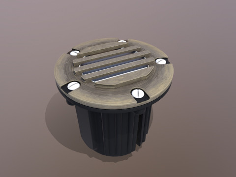 A&ccedil;ık Kuyu Işık 3D Model