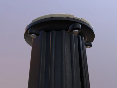 Outdoor Well Light 3D Model