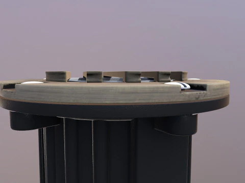 Outdoor Well Light 3D Model