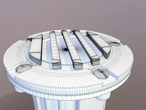 Outdoor Well Light 3D Model