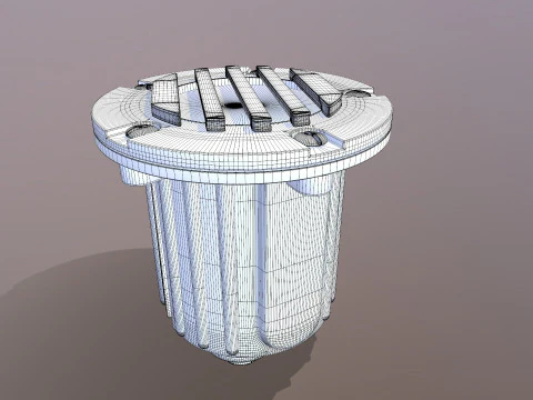 Outdoor Well Light 3D Model