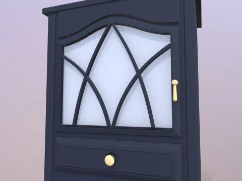 Electric Heater Fireplace 3D Model
