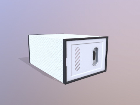 Custodia con armadietto Modello 3D