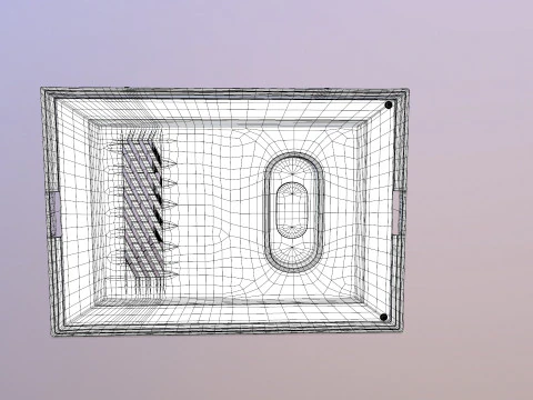 Locker Case 3D Model