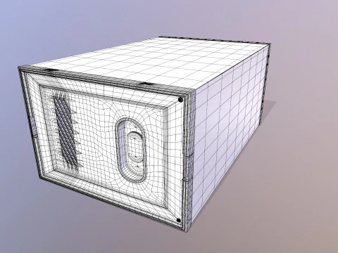 Locker Case 3D Model