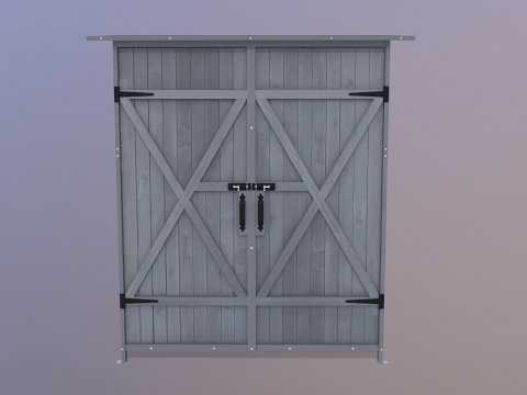 Outdoor Storage Cabinet 3D Model