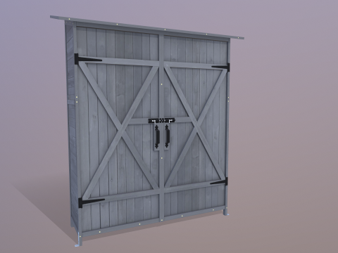 Outdoor Storage Cabinet 3D Model