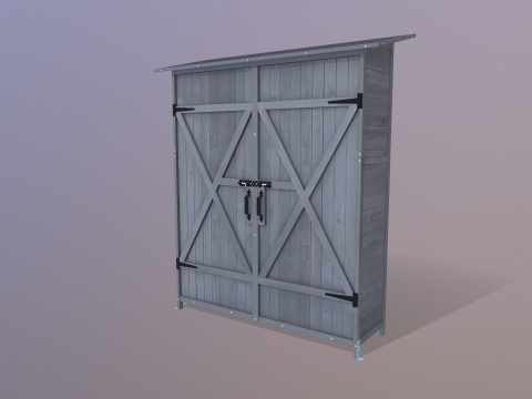 Outdoor Storage Cabinet 3D Model