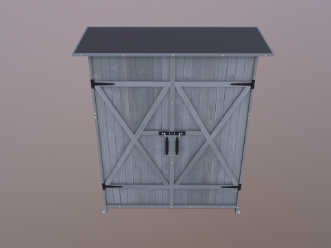 Outdoor Storage Cabinet 3D Model