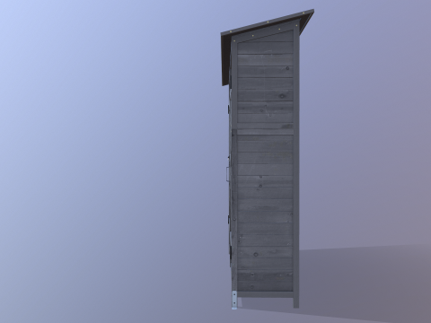Outdoor Storage Cabinet 3D Model