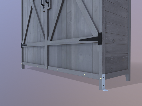 Outdoor Storage Cabinet 3D Model