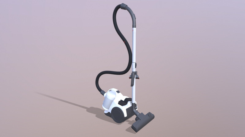 Vacuum Cleaner 3D Model .c4d .max .obj .3ds .fbx .stl .blend 