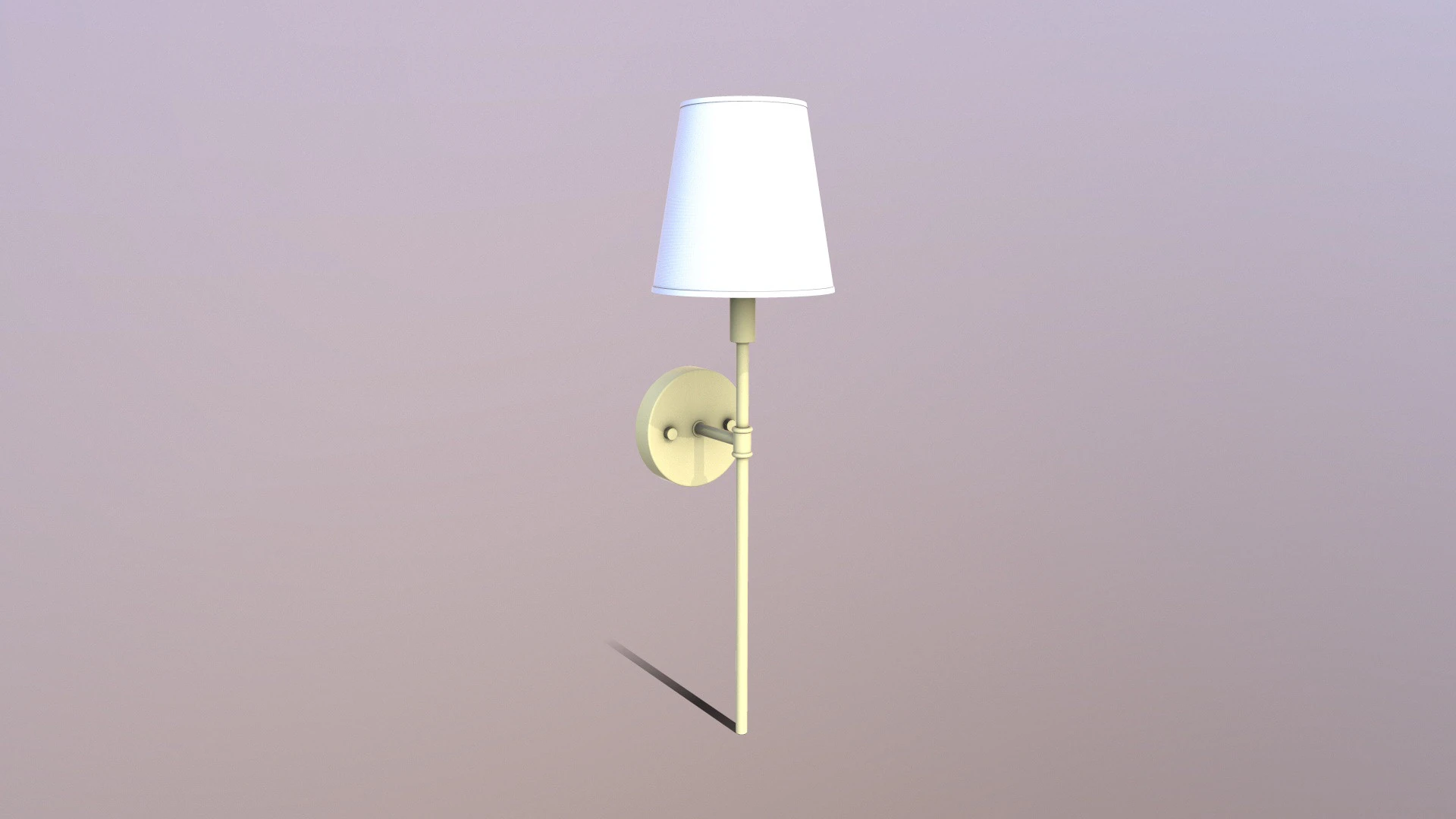 Wall Lamp 3D Model .c4d .max .obj .3ds .fbx .stl .blend 