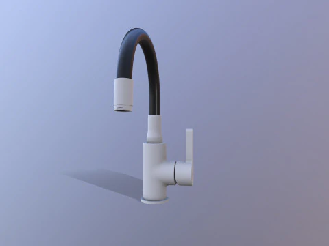 Kitchen Mixer Faucet 3D Model