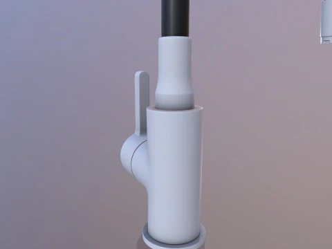Kitchen Mixer Faucet 3D Model