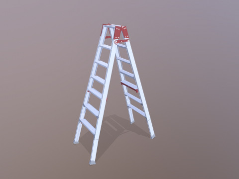 アルミ製はしご 3Dモデル