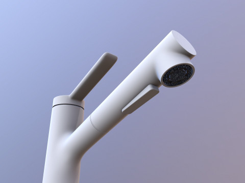 Bateria łazienkowa Model 3D