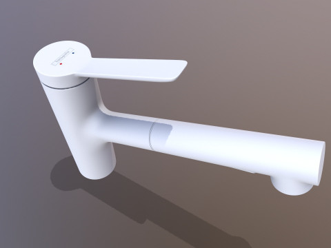 Bateria łazienkowa Model 3D