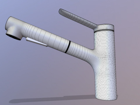 Bateria łazienkowa Model 3D