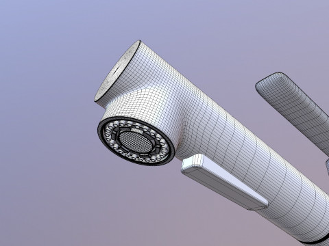 Bateria łazienkowa Model 3D