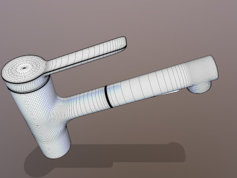 Bateria łazienkowa Model 3D