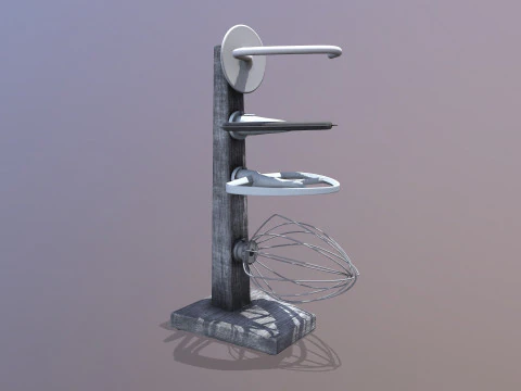 Supporto elettrico Modello 3D