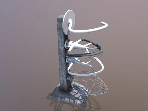 Supporto elettrico Modello 3D