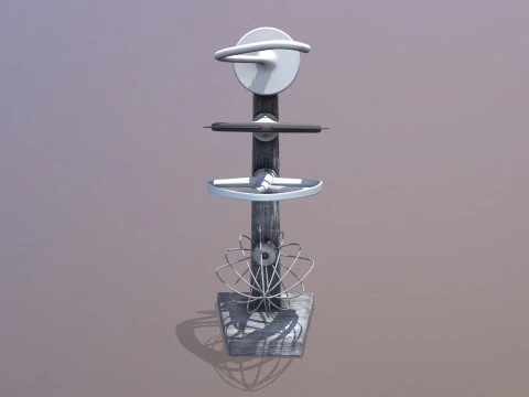 Supporto elettrico Modello 3D