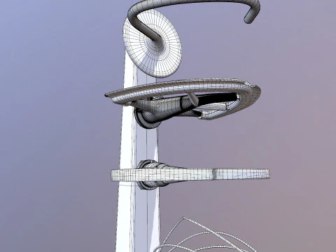 Supporto elettrico Modello 3D