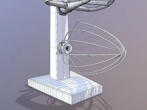 Supporto elettrico Modello 3D