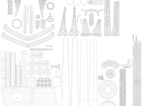 Supporto elettrico Modello 3D